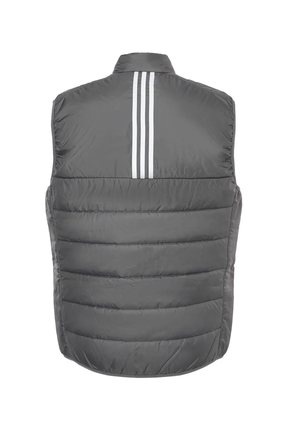 Adidas Mens Full Zip Puffer Vest - Grey