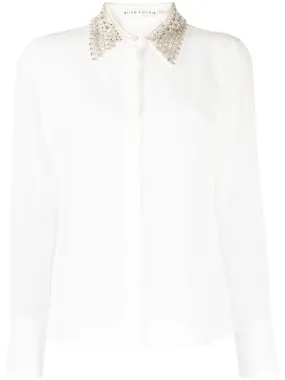 Alice   Olivia Shirts White