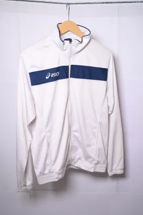 Asics White Medium Jacket