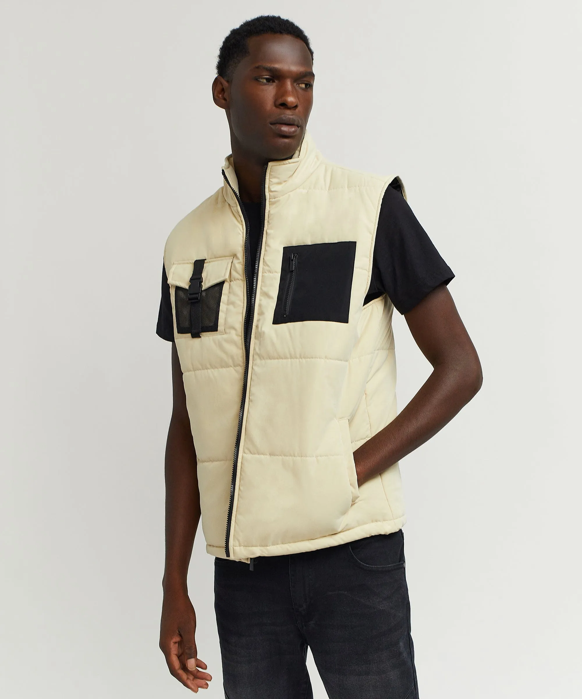 Associate Utility Vest - Taupe