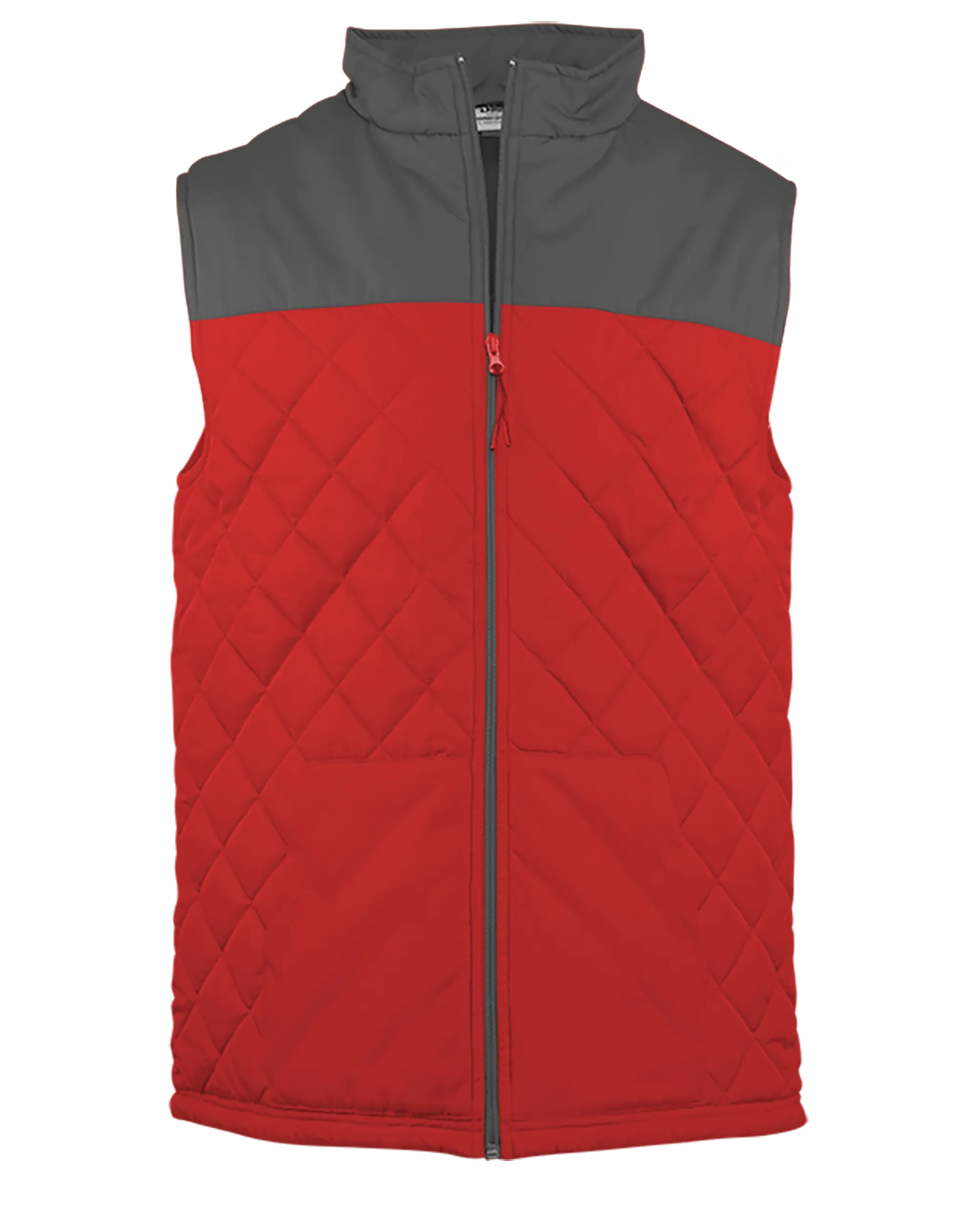 Badger Men's Colorblock Quilted Vest