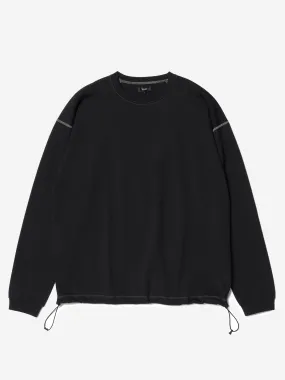 Beams Flat Seamer Long Sleeve - Black