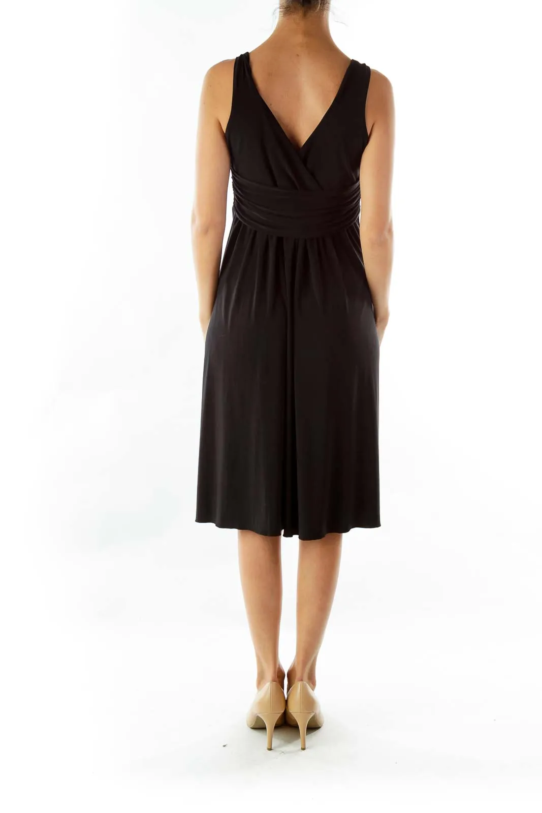 Black Knot Loose Dress