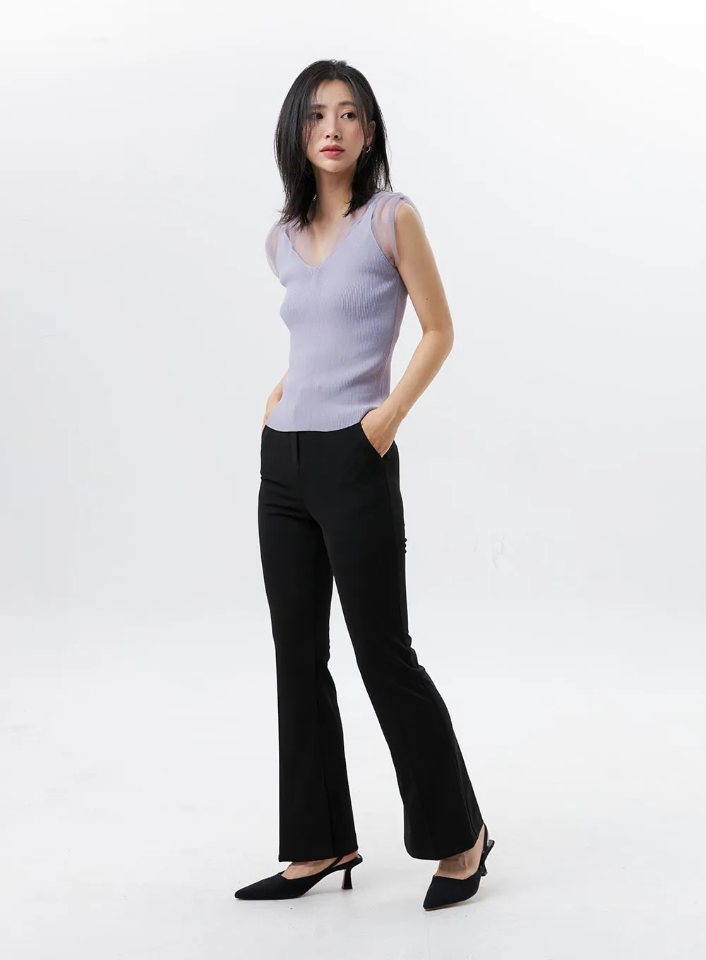 Bootcut Tailored Pants OL325