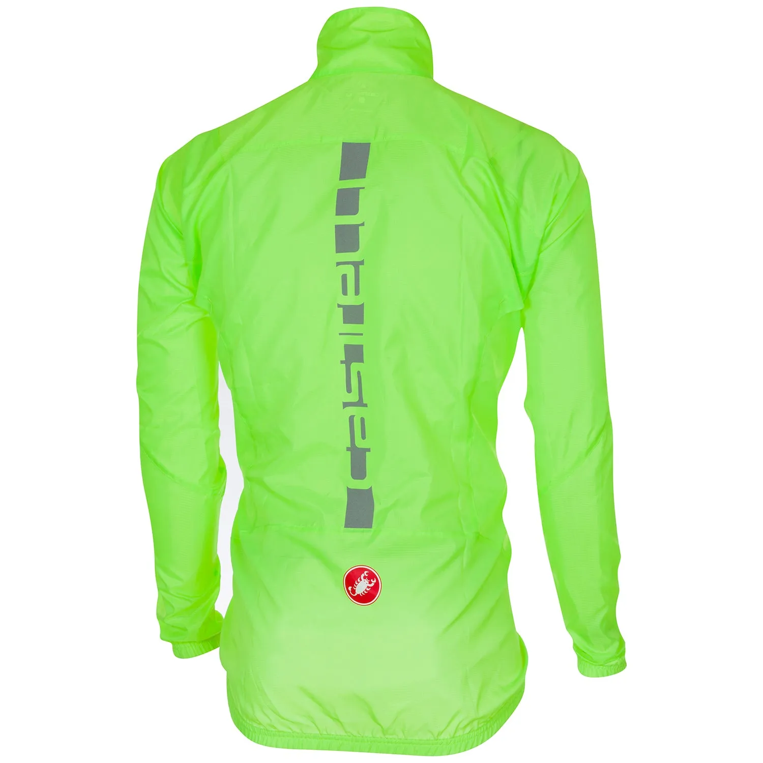 Castelli Mens Squadra ER Rain Jacket - Fluro Yellow