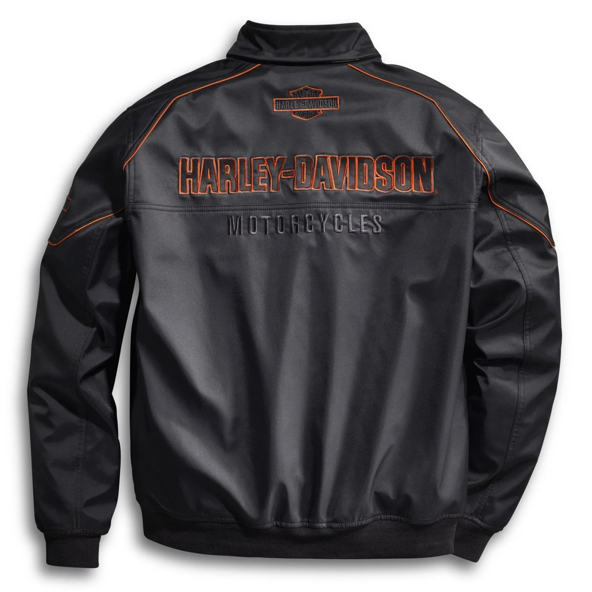 Harley-Davidson Men's Idyll Soft Shell Long Sleeve Jacket, Black 98163-21VM