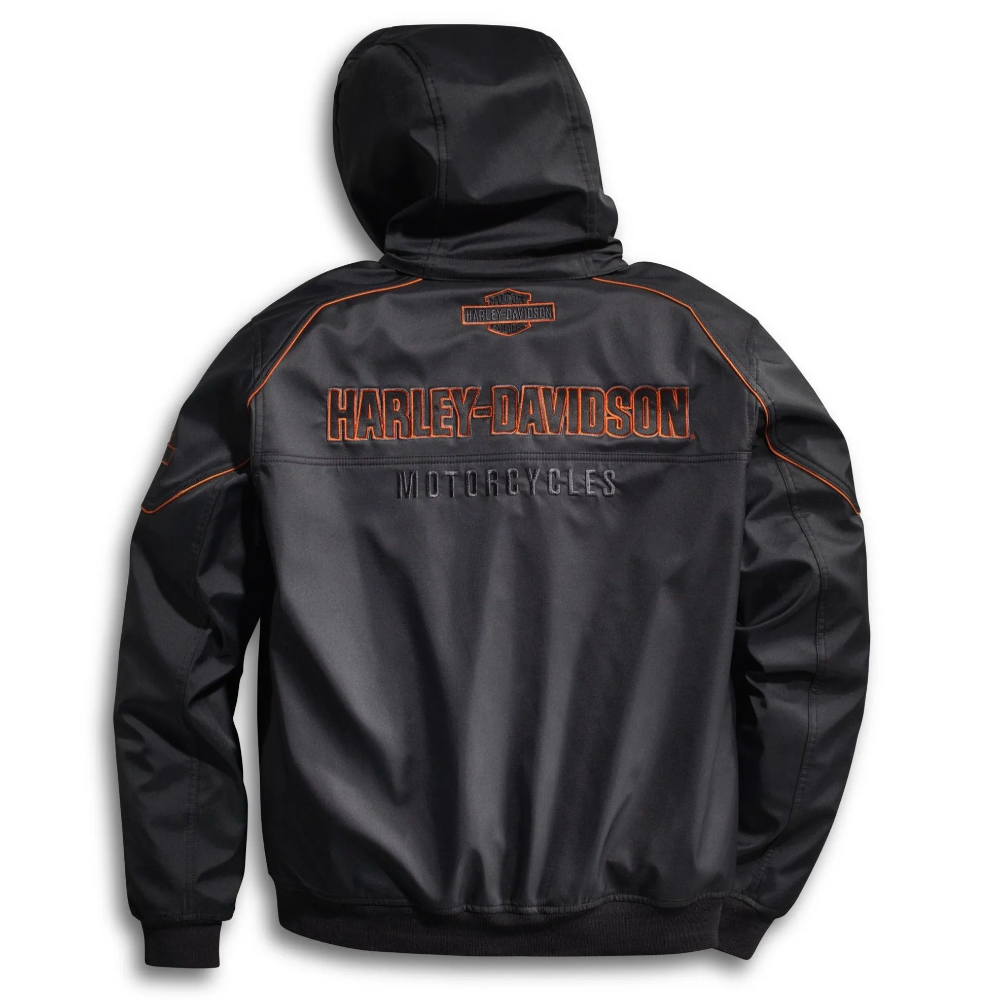 Harley-Davidson Men's Idyll Soft Shell Long Sleeve Jacket, Black 98163-21VM