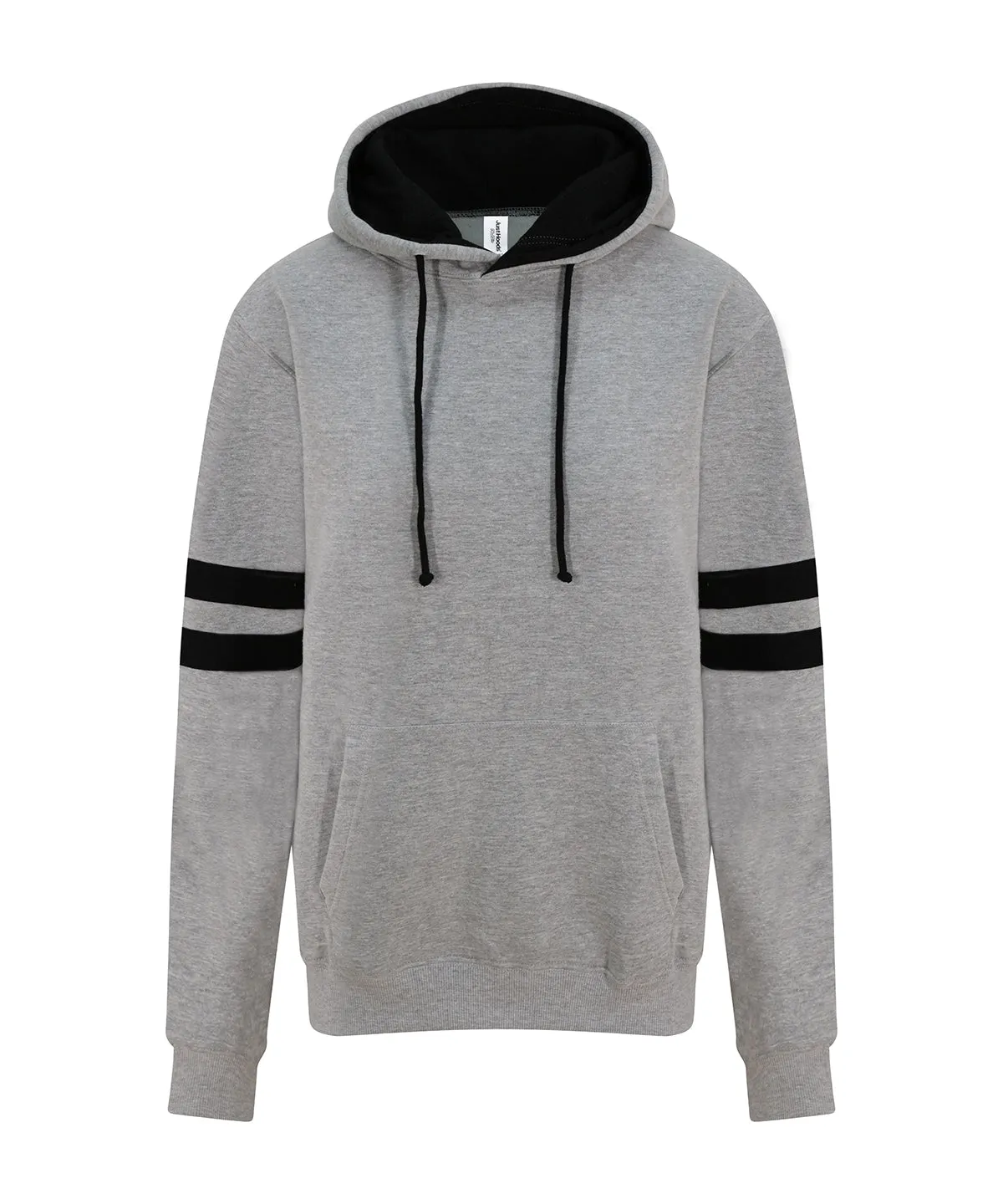 Heather Grey/Deep Black - Game day hoodie