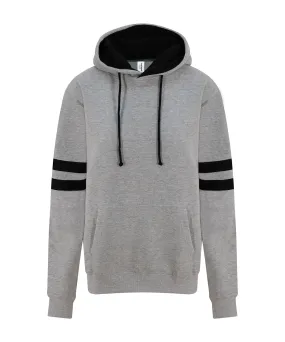 Heather Grey/Deep Black - Game day hoodie