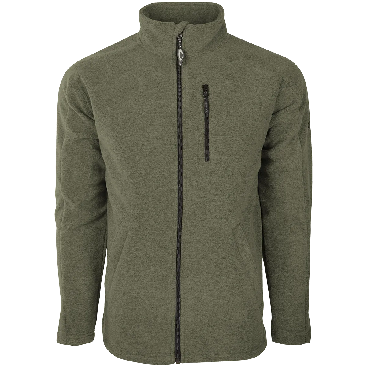 Heathered Windproof Full Zip