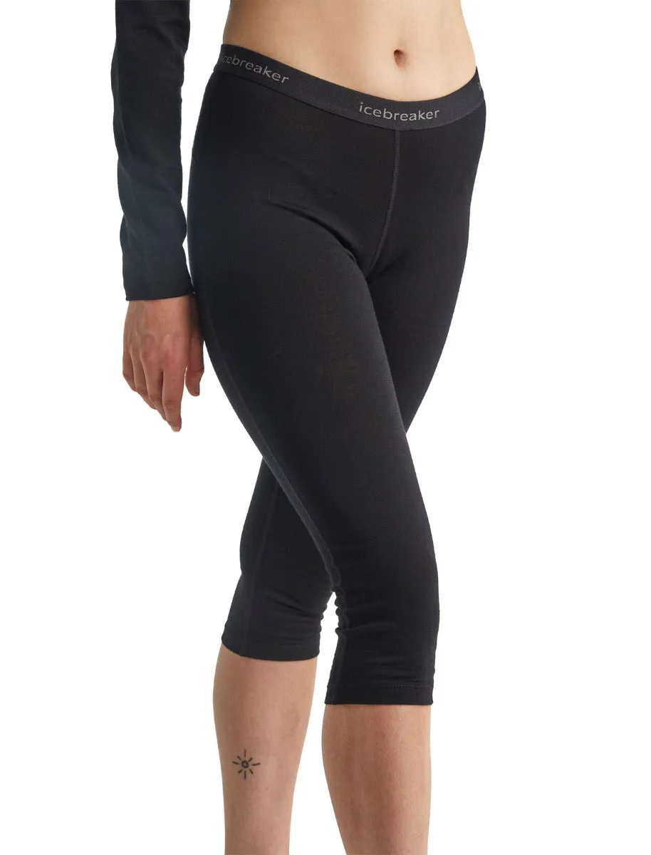 Icebreaker Women's Merino 200 Oasis 3/4 Thermal Leggings - L only