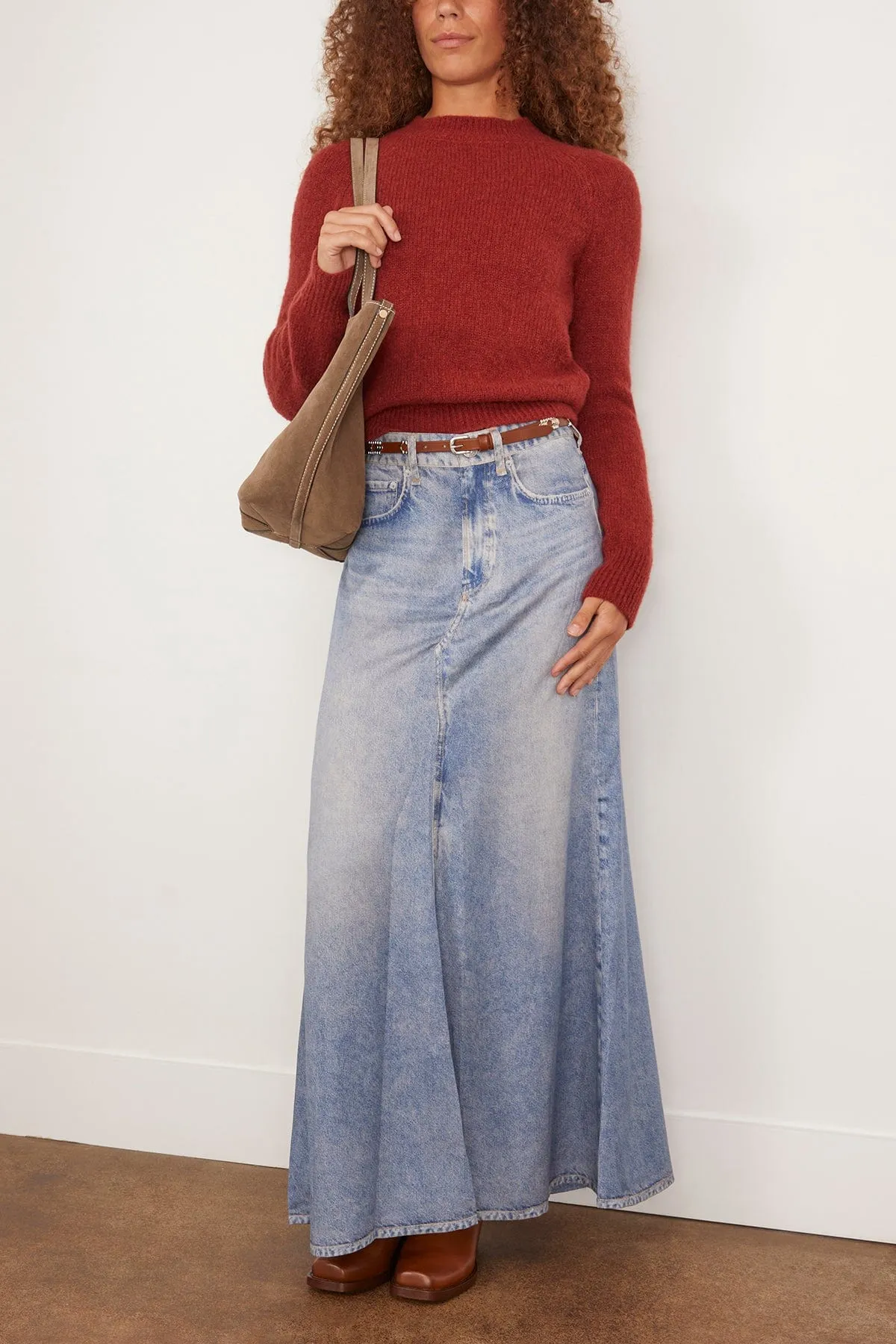 Liquid Miramar Maxi Skirt in Mari