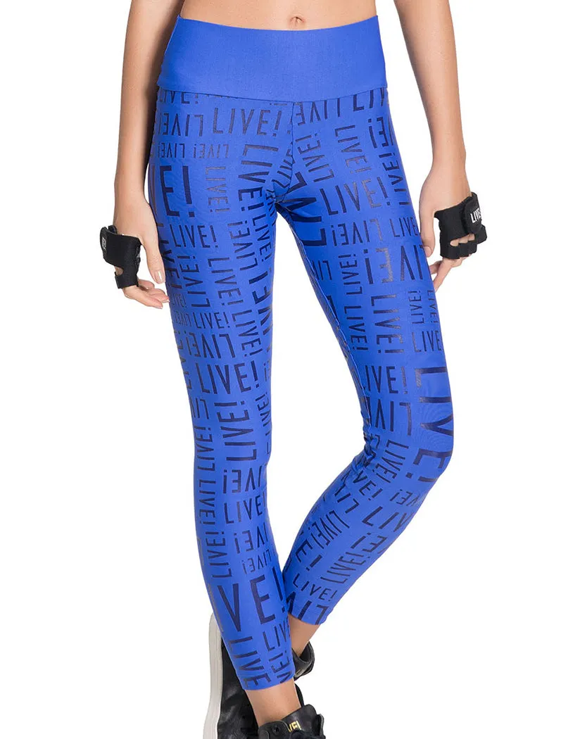 Live! Essential Legging Heather Grey/Cobalt P8117.S.00MC01