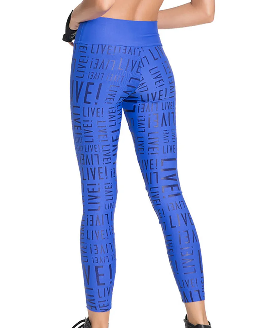 Live! Essential Legging Heather Grey/Cobalt P8117.S.00MC01