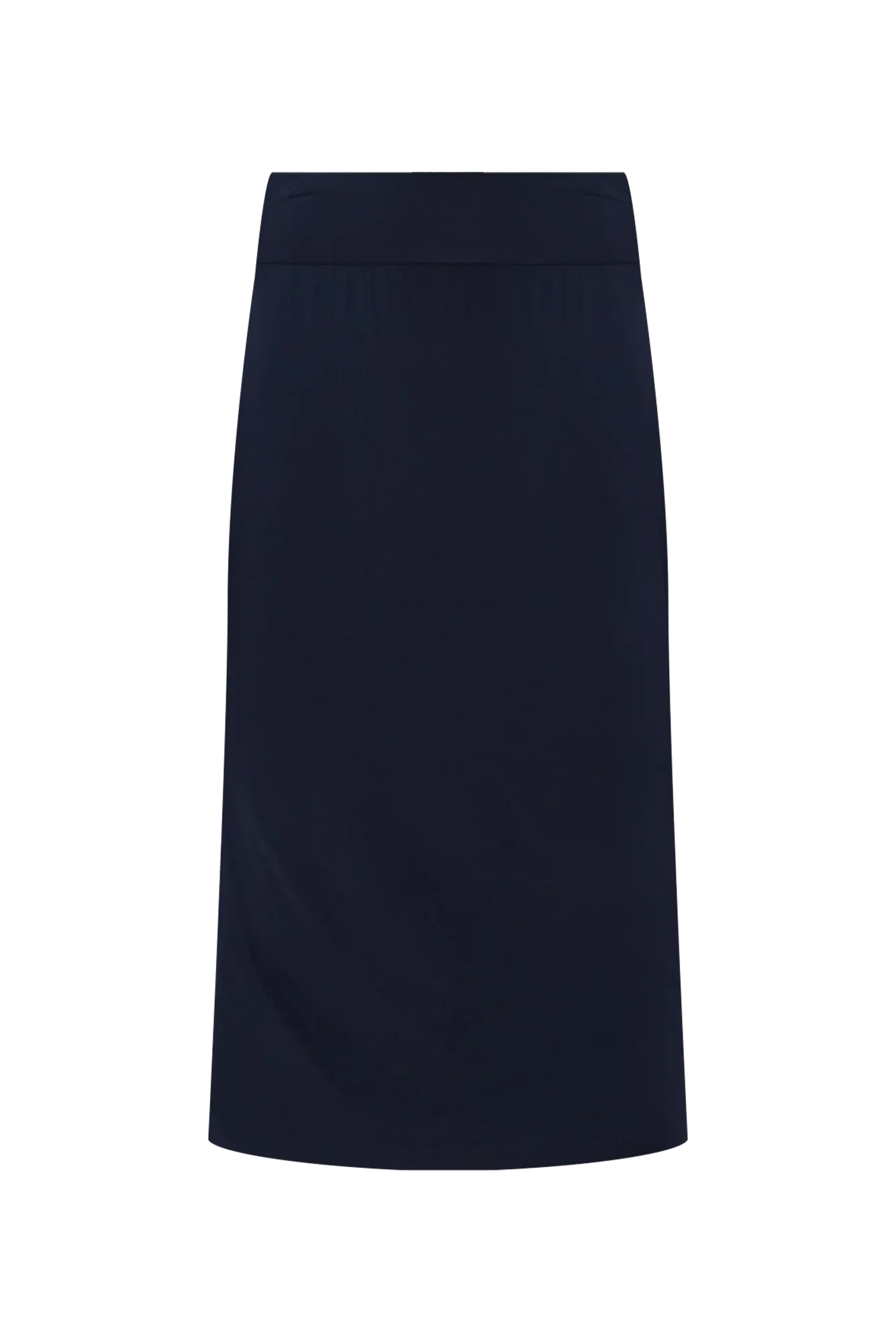 Navy Bamboo Maxi Tube Skirt