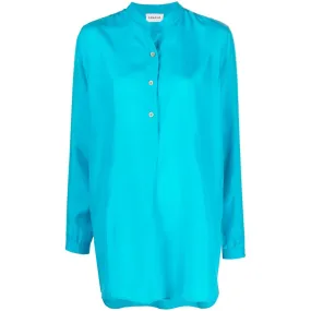 Parosh Shirts Clear Blue