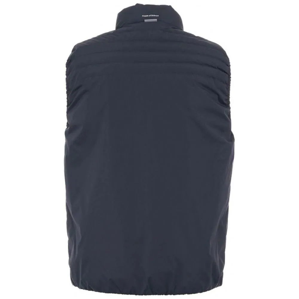 People Of Shibuya Sleek Blue Puffer Vest for a Modern Look