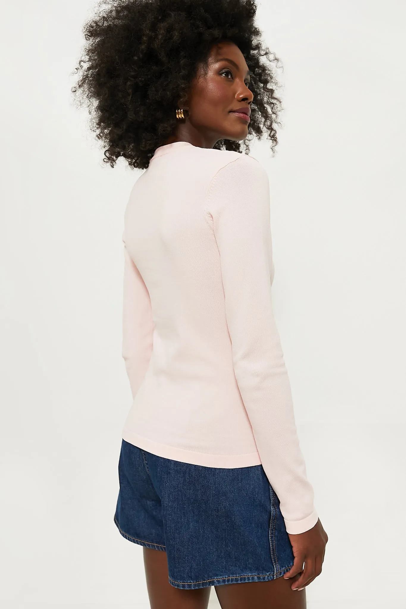 Pink Salt Knit Vanessa Top