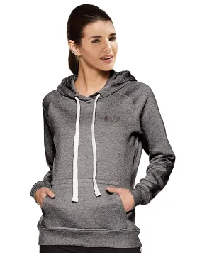 Prokick Women's Cotton Sporty Sweatshirt/Hoodie - Dark Grey