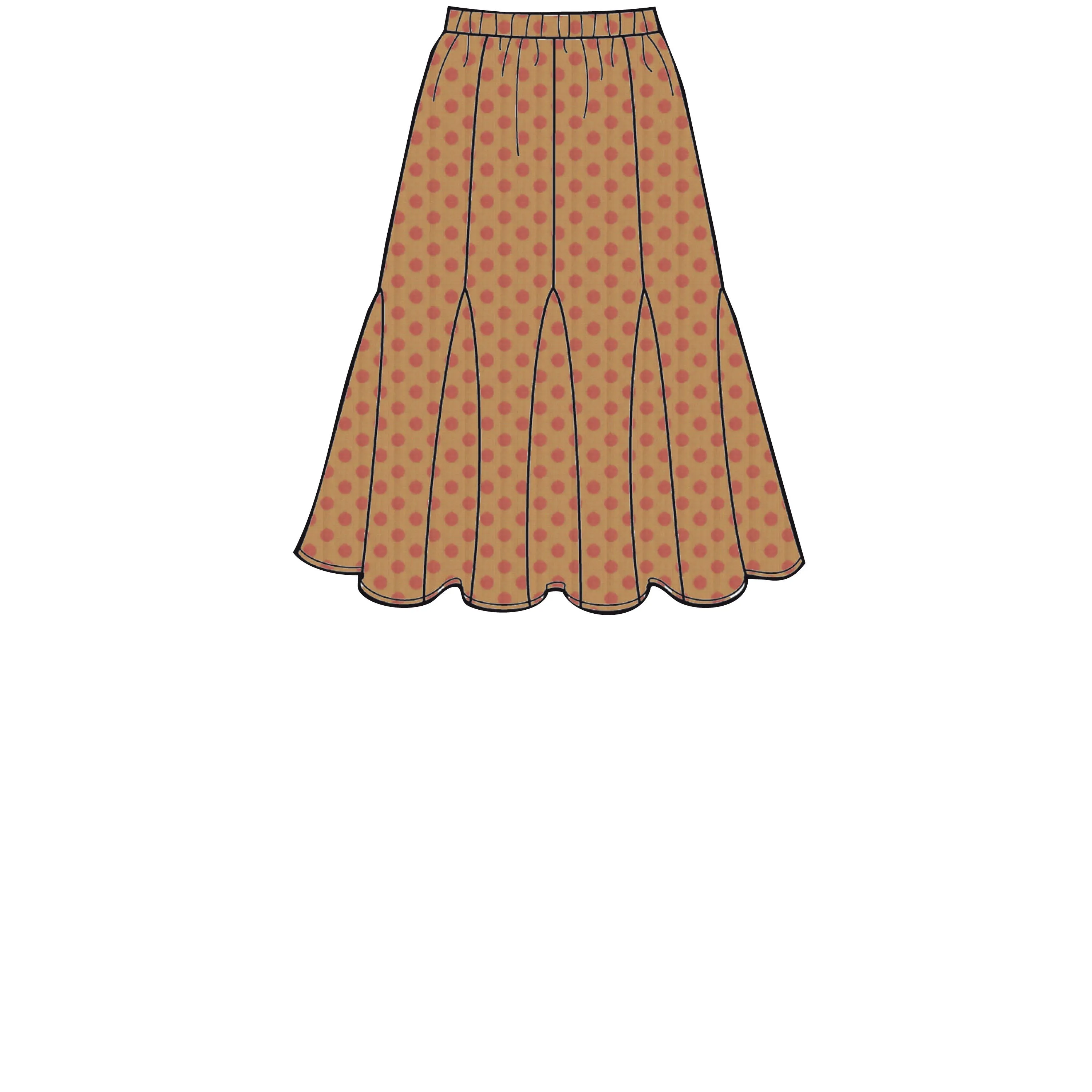 Simplicity Pattern 8923 Misses' Pull-On Skirts