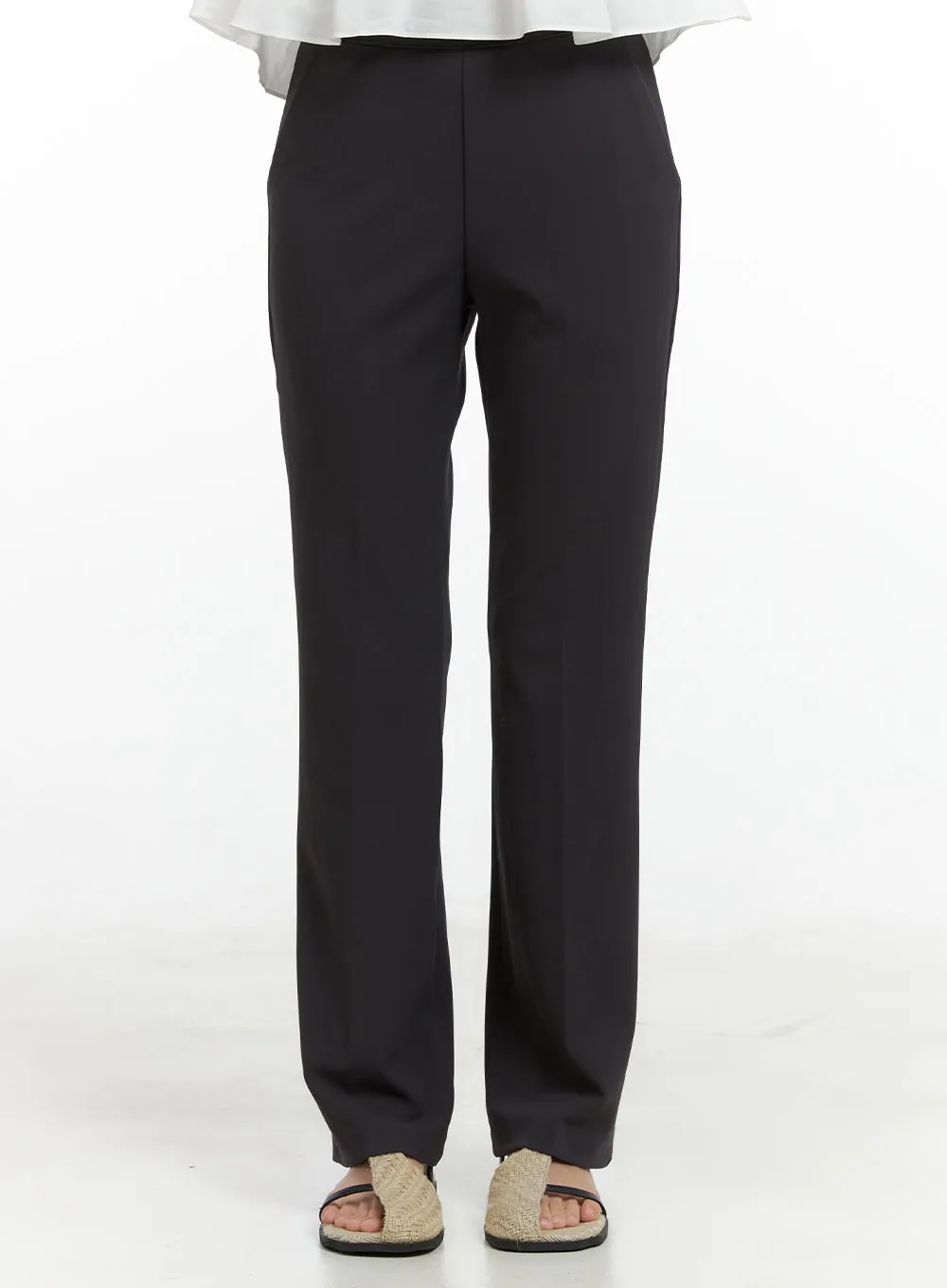 Solid Tailored Pants OL416