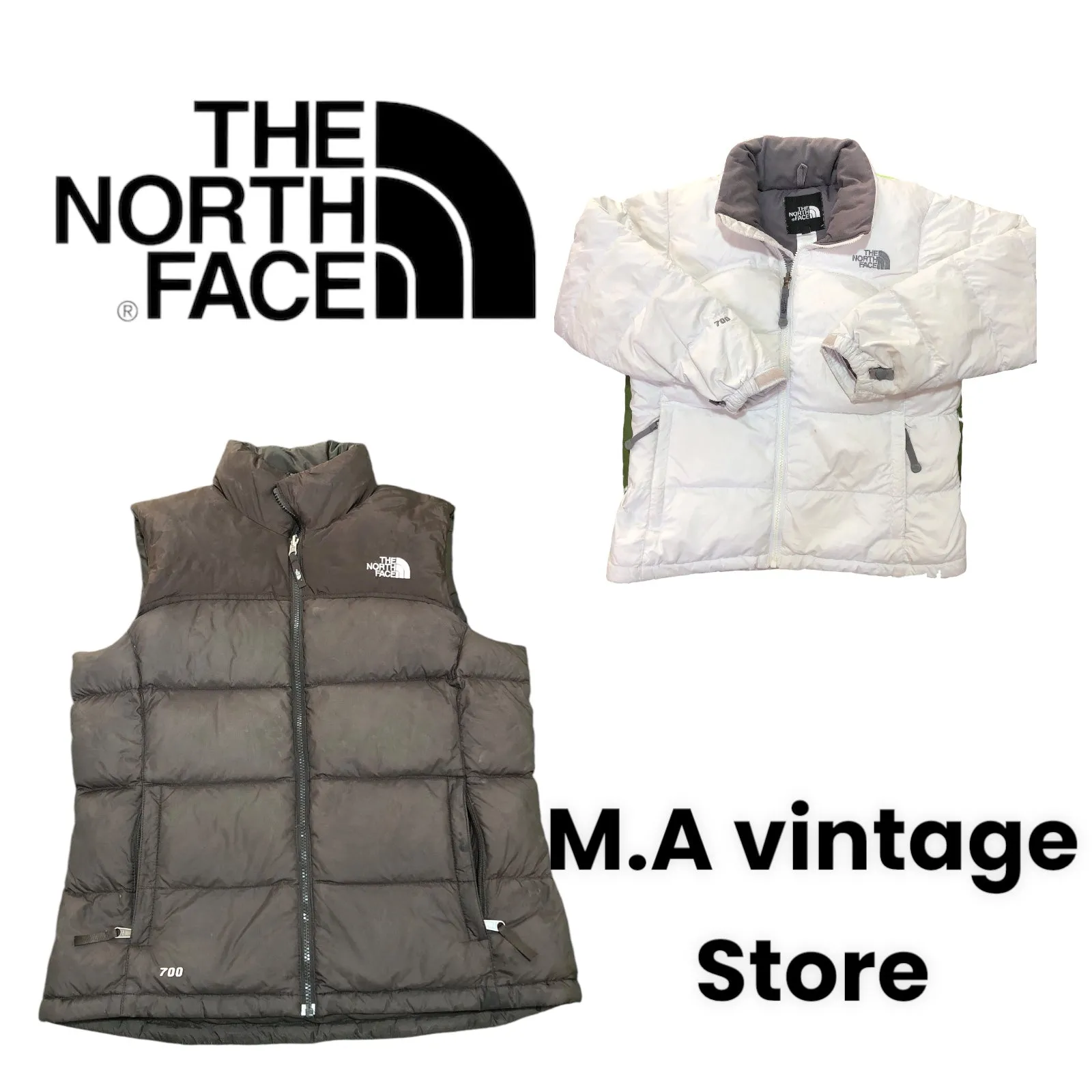 The North Face Puffer Jacket and vest