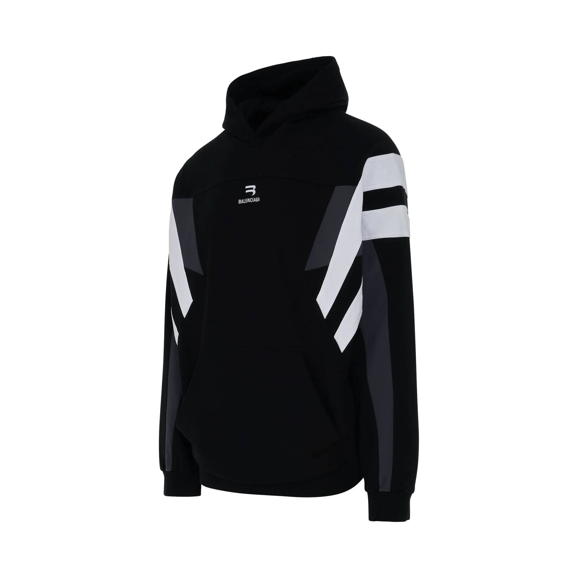 Tracksuit Sporty Boxy Hoodie in Black