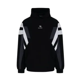 Tracksuit Sporty Boxy Hoodie in Black