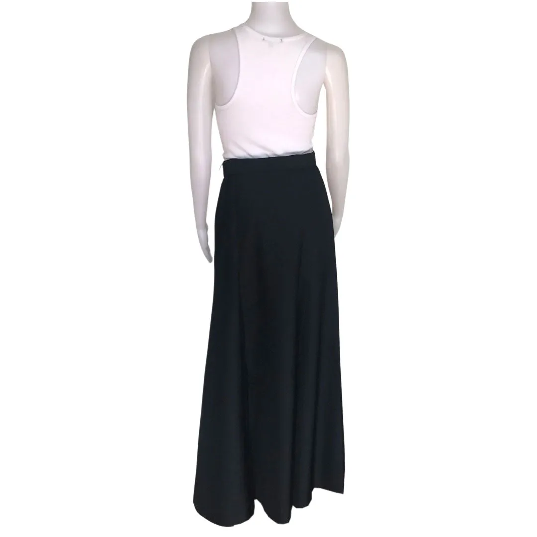 Vintage 1960s Jackfin New York Belted Maxi Skirt