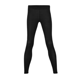 Women's Merino Wool & Silk Leggings - Obsidian